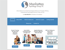 Tablet Screenshot of manhattanpsychologygroup.com